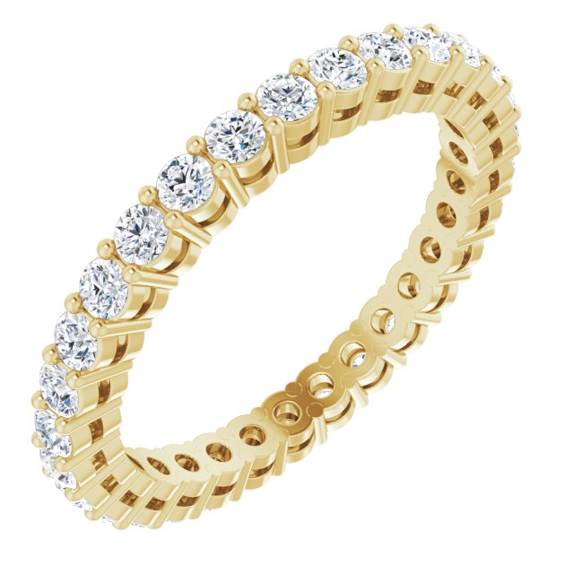 9/10 CTW Natural Diamond Eternity Band, 2.2 mm