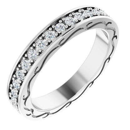 1/2 CTW Natural Diamond Eternity Band, 3.16 x 20.36 mm
