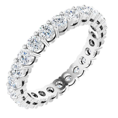 1 9/10 CTW Natural Diamond Eternity Band, 3.2 mm
