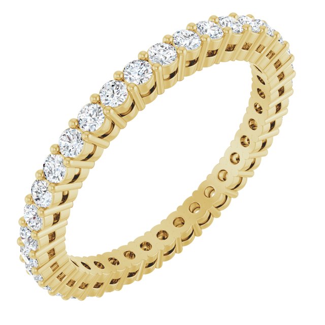 3/4 CTW Natural Diamond Eternity Band, 1.9 mm
