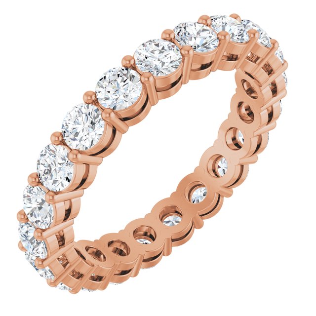 2 1/8 CTW Natural Diamond Eternity Band, 3.2 mm