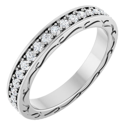 1/2 CTW Natural Diamond Eternity Band, 3.16 x 20.36 mm