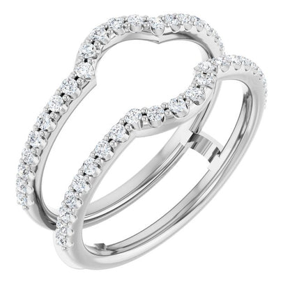 3/8 CTW Natural Diamond Ring Guard
