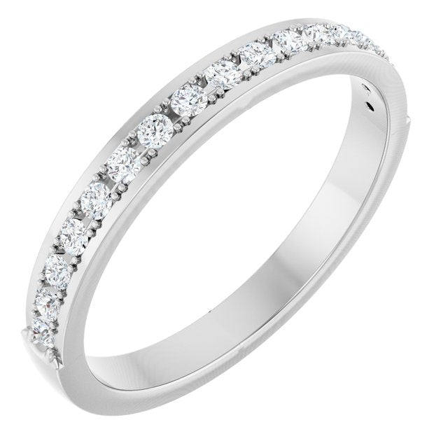 3/4 CTW Natural Diamond Anniversary Band, 3.7 mm