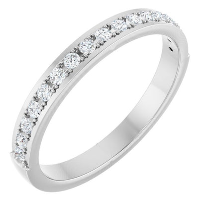 3/4 CTW Natural Diamond Anniversary Band, 3.7 mm
