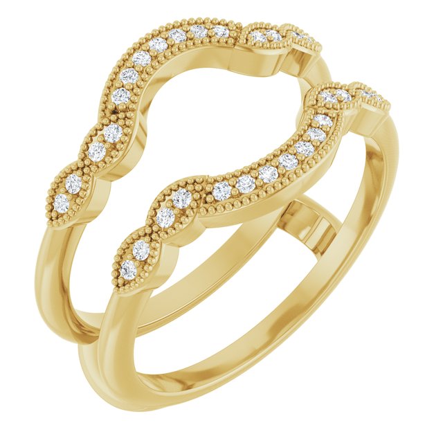 1/8 CTW Natural Diamond Ring Guard