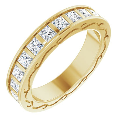 2 1/6 CTW Natural Diamond Eternity Band, 3.83 x 20.84 mm