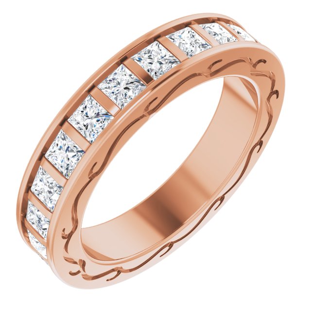 2 1/6 CTW Natural Diamond Eternity Band, 3.83 x 20.84 mm