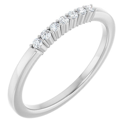 1/10 CTW Natural Diamond Anniversary Band, 1.6 mm