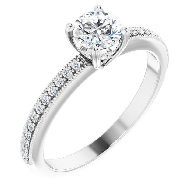 1/10 CTW Natural Diamond Matching Band, 2.3 mm