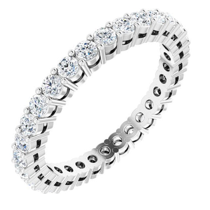 9/10 CTW Natural Diamond Eternity Band, 2.2 mm