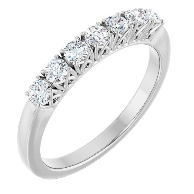 3/8 CTW Natural Diamond Anniversary Band, 2.56 x 20.95 mm