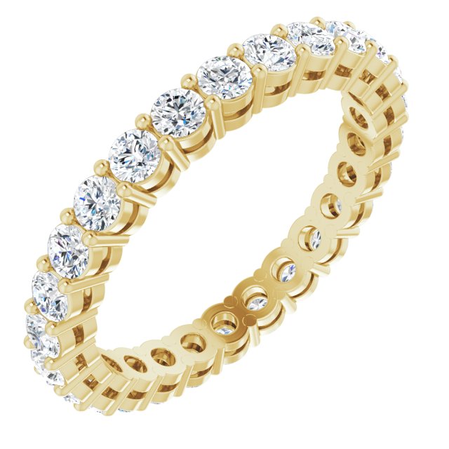 1 1/2 CTW Natural Diamond Eternity Band, 2.7 mm