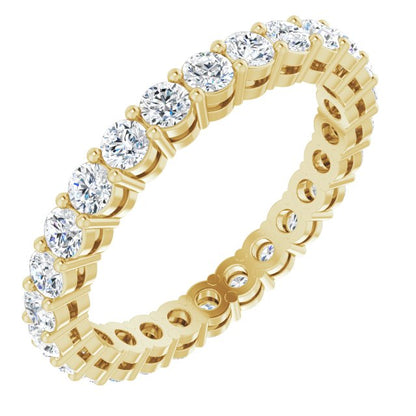 1 1/2 CTW Natural Diamond Eternity Band, 2.7 mm