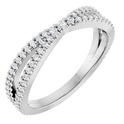 1/3 CTW Natural Diamond Contour Band, 1.8 mm