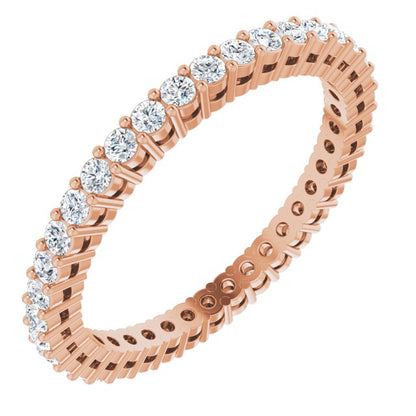 3/4 CTW Natural Diamond Eternity Band, 1.9 mm
