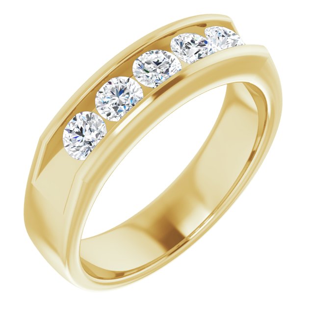 1 CTW Natural Diamond Band, 5.8 mm