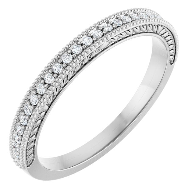 1/10 CTW Natural Diamond Anniversary Band, 2.5 mm