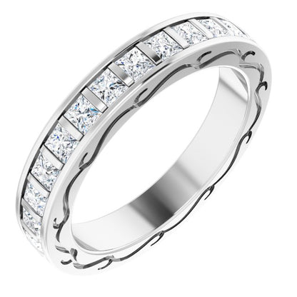 9/10 CTW Natural Diamond Eternity Band, 2.7 x 20.27 mm