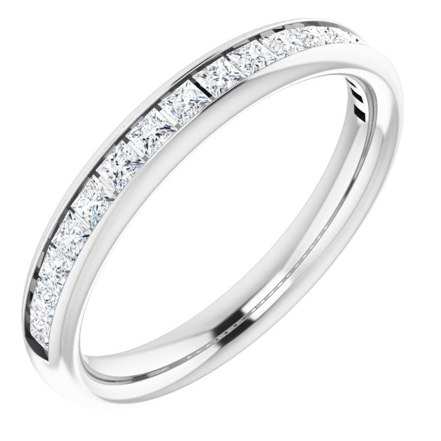 1/2 CTW Natural Diamond Matching Band, 3.3 mm