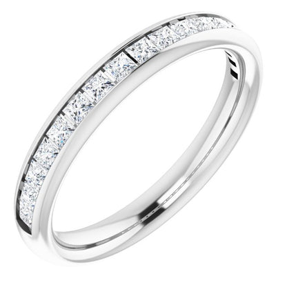 1/2 CTW Natural Diamond Matching Band, 3.3 mm