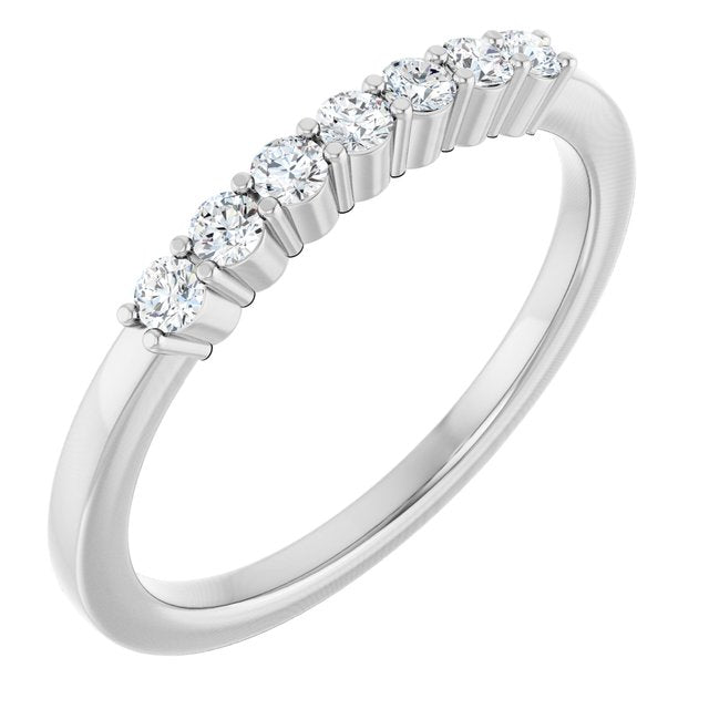 1/5 CTW Natural Diamond Anniversary Band, 2 mm