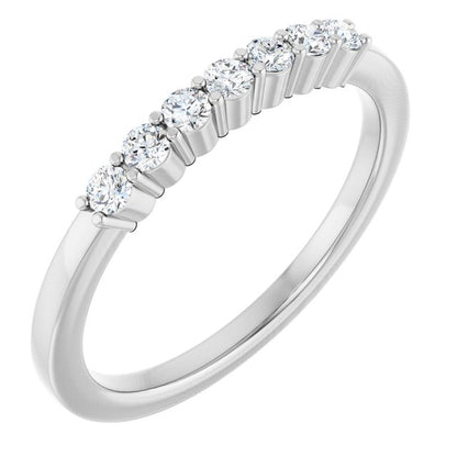 1/5 CTW Natural Diamond Anniversary Band, 2 mm