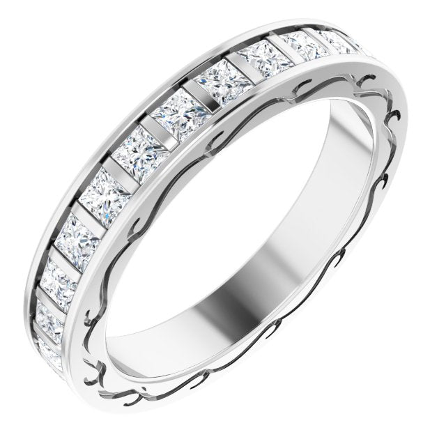 1 9/10 CTW Natural Diamond Eternity Band, 3.55 x 22.14 mm