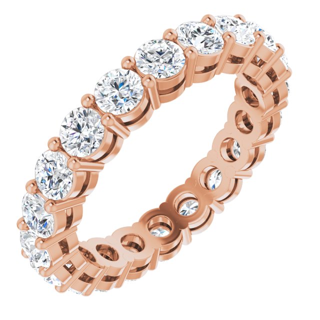 2 CTW Natural Diamond Eternity Band, 3.2 mm