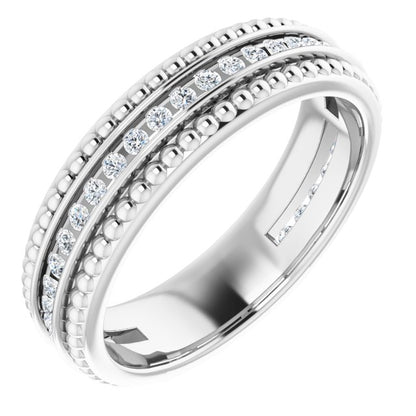 1/3 CTW Natural Diamond Anniversary Band, 5.3 x 5.3 mm