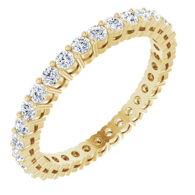 1 CTW Natural Diamond Eternity Band, 2.2 mm