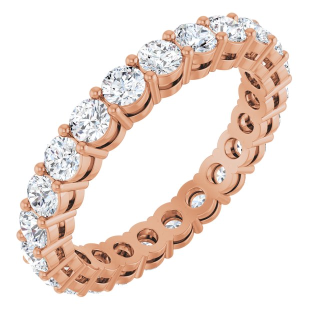 1 7/8 CTW Natural Diamond Eternity Band, 2.95 mm
