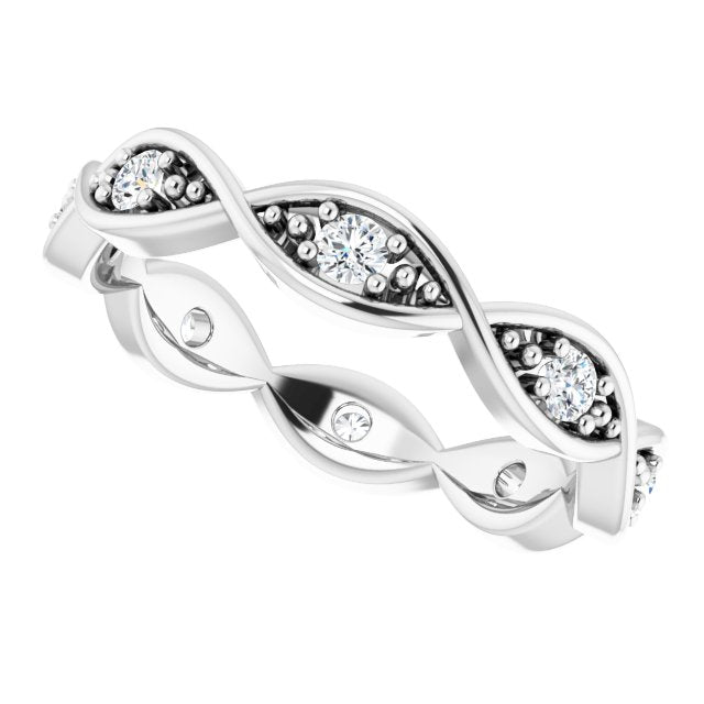 1/4 CTW Natural Diamond Eternity Band, 3.6 mm