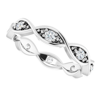 1/4 CTW Natural Diamond Eternity Band, 3.6 mm