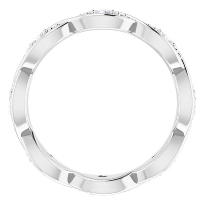 1/4 CTW Natural Diamond Eternity Band, 3.6 mm