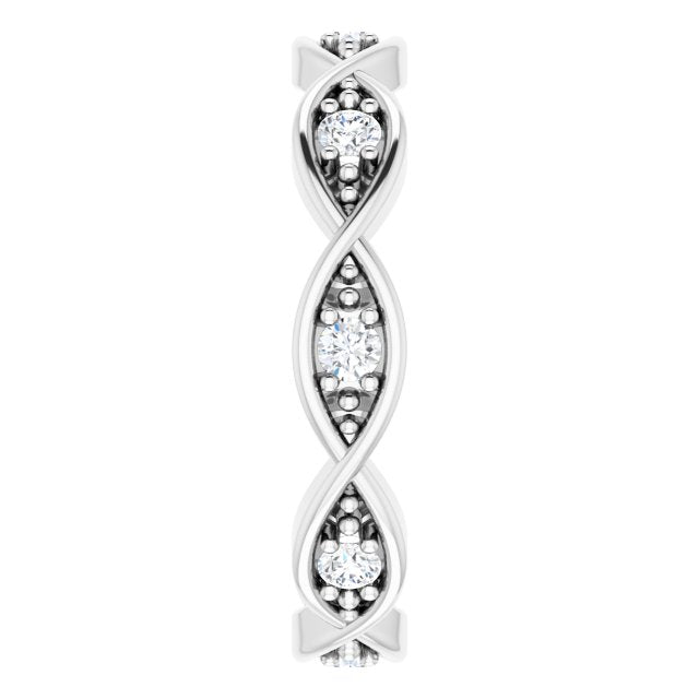 1/4 CTW Natural Diamond Eternity Band, 3.6 mm