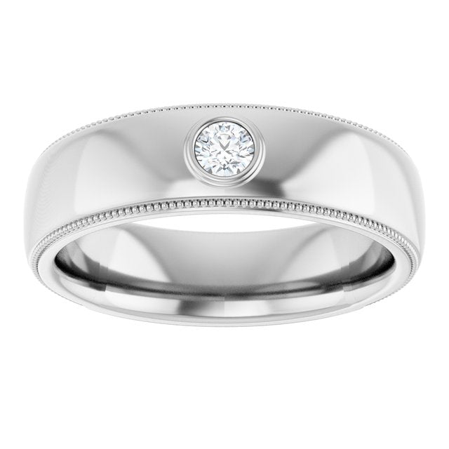1/6 CTW Natural Diamond Band, 6.8 mm