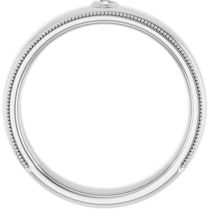 .06 CTW Natural Diamond Band, 6 mm