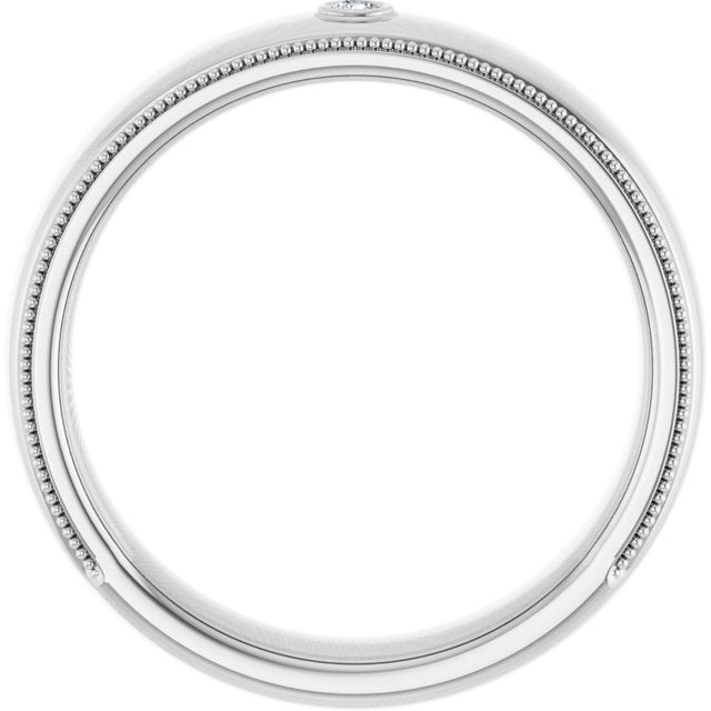 .03 CTW Natural Diamond Band, 6 mm