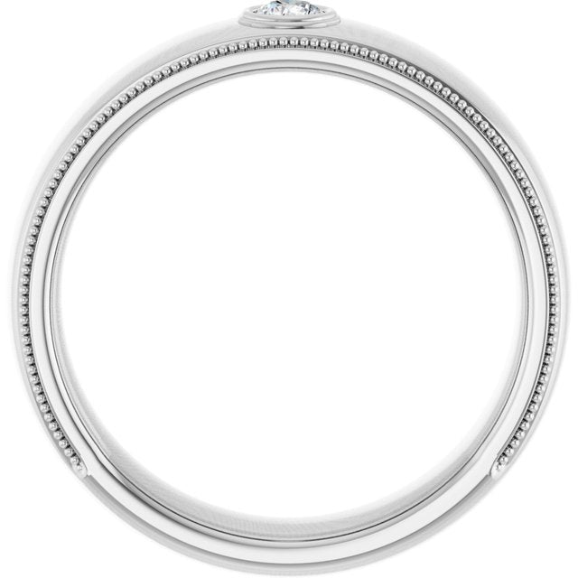 1/6 CTW Natural Diamond Band, 6.8 mm