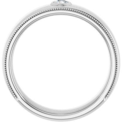 1/6 CTW Natural Diamond Band, 6.8 mm