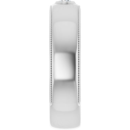 1/10 CTW Natural Diamond Band, 6.3 mm