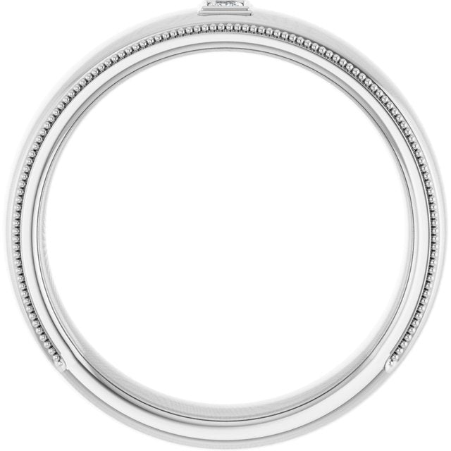 .05 CTW Natural Diamond Band, 6 mm
