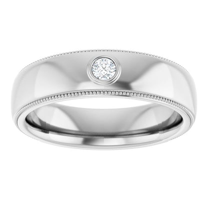 1/10 CTW Natural Diamond Band, 6.3 mm