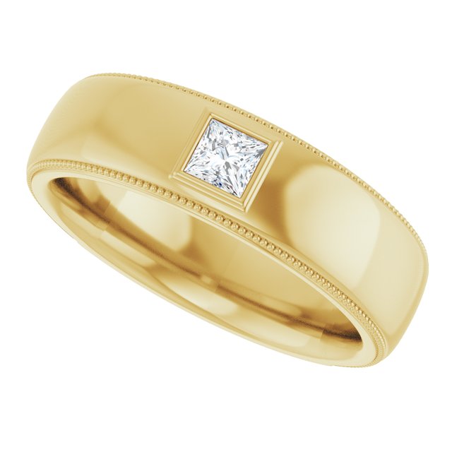 1/4 CTW Natural Diamond Band, 6.8 mm