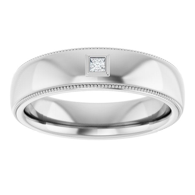 .05 CTW Natural Diamond Band, 6 mm