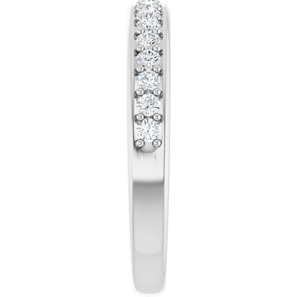1/3 CTW Anniversary Band, 3.13 mm — Natural or Lab-Grown Diamond