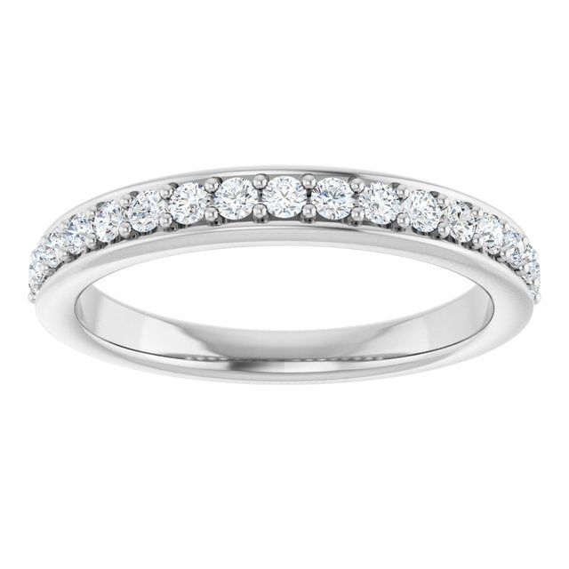 1/3 CTW Anniversary Band, 3.13 mm — Natural or Lab-Grown Diamond