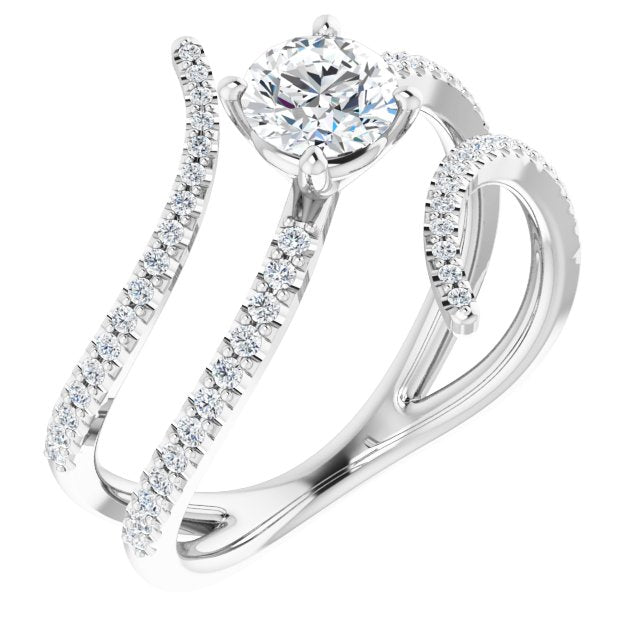 1/10 CTW Natural Diamond Matching Band, 1.7 mm