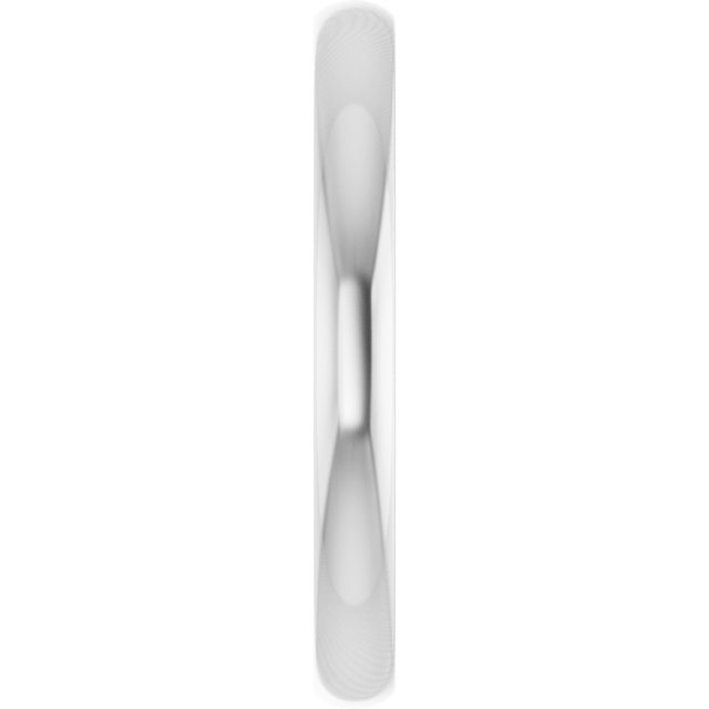 14K X1 White Gold Matching Band, 6.9 mm
